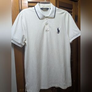 POLO GOLF RALPH LAUREN MENS SLIM FIT SHORT SLEEVE COTTON POLO L
